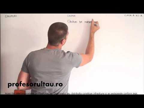 Clasa a 12-a - Grupuri - grupuri - partea 3 - profesorultau.ro