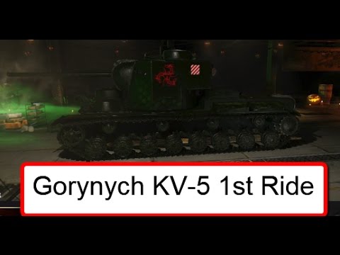 Gorynych KV-5 First Ride - Ride Along with RONIN 47R - World of Tanks Console