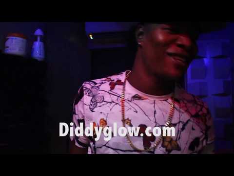 Diddy Glow  grabando con Dj Plano 2017 Nuevo)