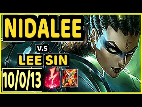 MALRANG (NIDALEE) vs LEE SIN - 10/0/13 KDA JUNGLE CHALLENGER GAMEPLAY - KR