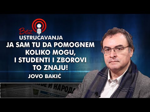 Jovo Bakić – Ja sam tu da pomognem koliko mogu, i studenti i zborovi to znaju!