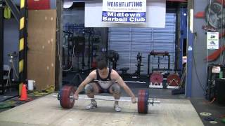 Ian Wilson and D'Angelo Osorio 2013 MidTown Barbell Club Open