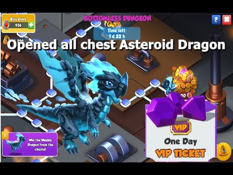 Opened all chest Asteroid Dragon-Dragon Mania legends | Magic Challenge solo event | DML