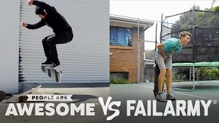 FailArmy Presents: People Are Awesome: Fails VS. Wins #1