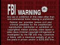 FBI Warning 20th Century Fox