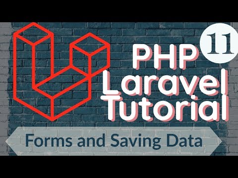 PHP Laravel Tutorial for Beginners 11 Forms and Saving Data Part 1
