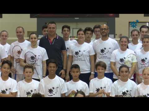 La italiana Jeannie Cicognini prepara Río 2016  en el IV Campus Internacional de Bádminton