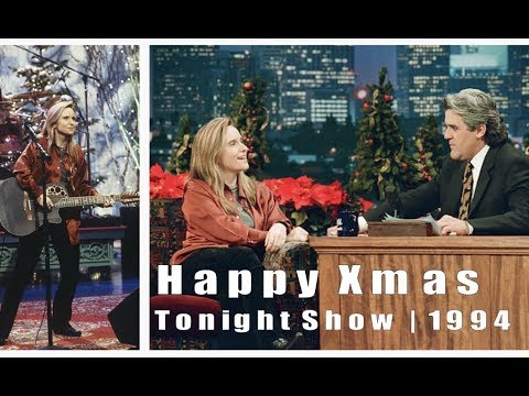Happy Xmas War Is Over +  interview | Melissa Etheridge on The Tonight Show | 12-20-1994