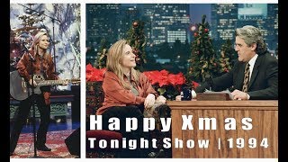 Happy Xmas War Is Over +  interview | Melissa Etheridge on The Tonight Show | 12-20-1994