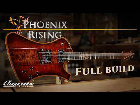My most personal Guitar Build yet - Phoenix Rising Build Compilation | Full Guitar Build