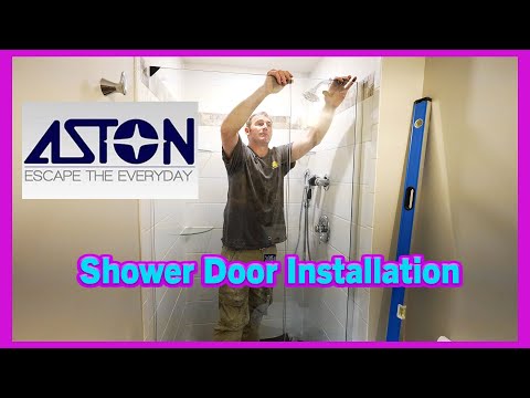 Glass Shower Door Installation | Aston Frameless Shower Glass | PLAN LEARN BUILD
