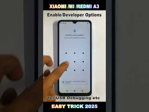XIAOMI /MI /REDMI A3 OEM /Unlocking Enable /Developer Show 2025 🥰Activate Developer Mode #smartphone