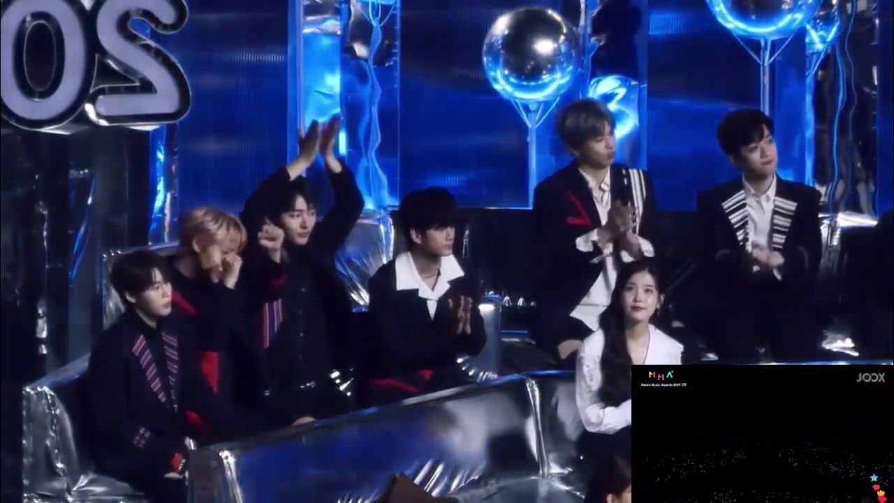 IU Reaction BTS @Melon Music Awards 2017 MMA 'DNA+Spring' PART 2