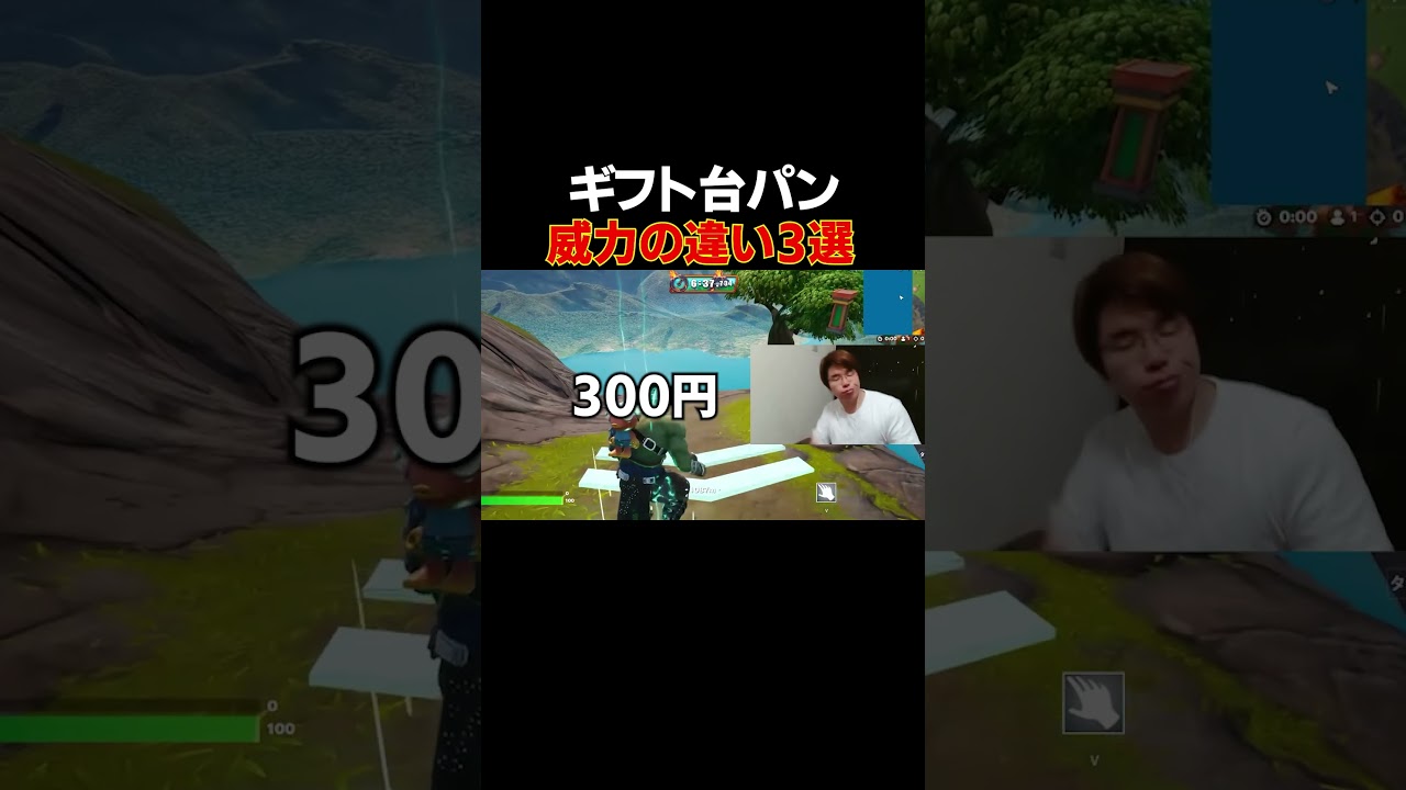 ギフト台パン威力の違い3選ww