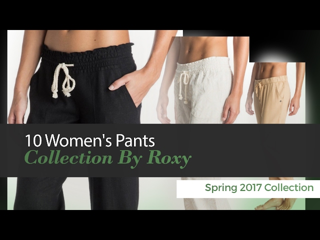 Vídeo relacionado con Roxy - Oceanside Pants para Mujer - Anthracite - L