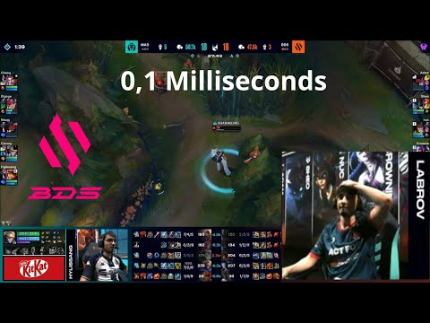 BDS Labrov reaction time is insane