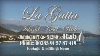 preview picture of video 'La Gatta-Apartments Ferienwohnungen island, insel Rab Croatia, Kroatien'