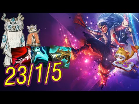 WHEN SHACO INVADES SOLO and GETS FB. 23/1/5 AD JUNGLE