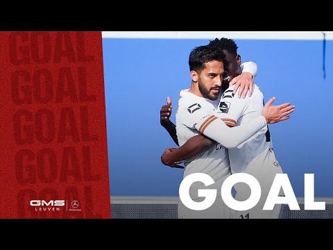 GOAL! Mousa Tamari maakt de 4 - 0 tegen KV Mechelen