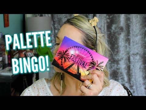 PALETTE BINGO - BH Cosmetics Weekend Festival Palette Tutorial/GRWM