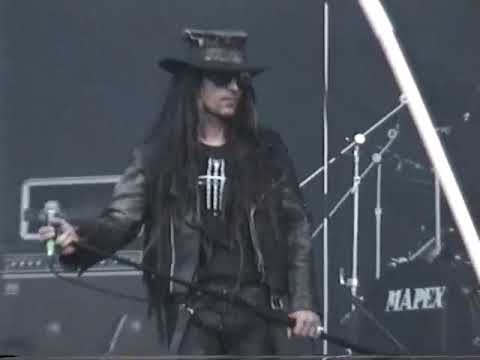 The Nefilim Arvikafestivalen Folketspark Arvika Sweden 20 jul 1996 Full Show  Fields of the Nephilim