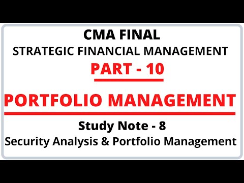 SFM | Strategic Financial Management | CMA Final | CMA Junction
