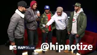 The Game, Mysonne, Swizz Beatz and Saigon FREESTYLE on MTV RapFix (OFF THE TOP!!)