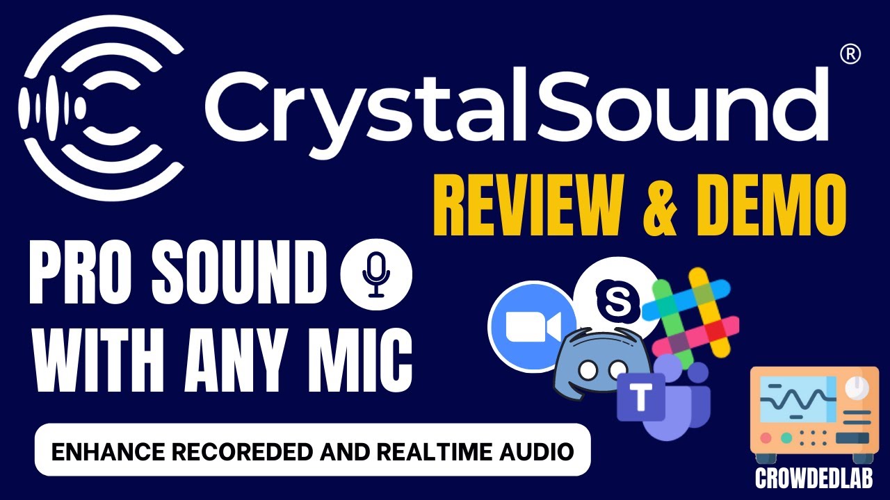 CrystalSound Review - Improve Sound Quality of Audio Files, Suppress All Background Noise