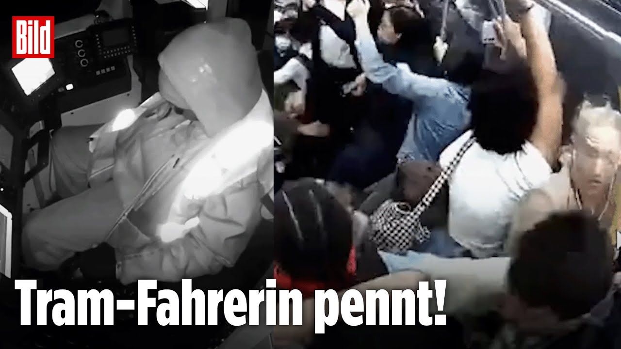 San Francisco, USA: Straßenbahn rast mit 80 km/h um die Kurve