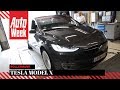Tesla Model X 90D - Op de rollenbank - English subtitles