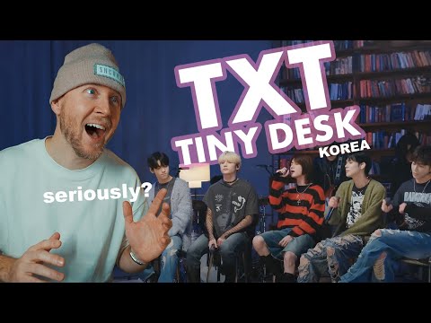Singer Reacts to TXT : Tiny Desk Korea Special
