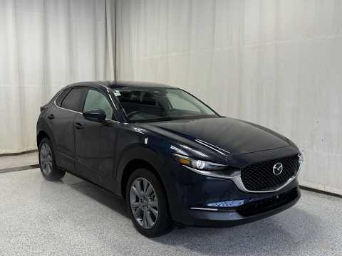2025 Mazda CX-30 GS AWD in Blue for sale at Park Mazda in Sherwood Park, AB