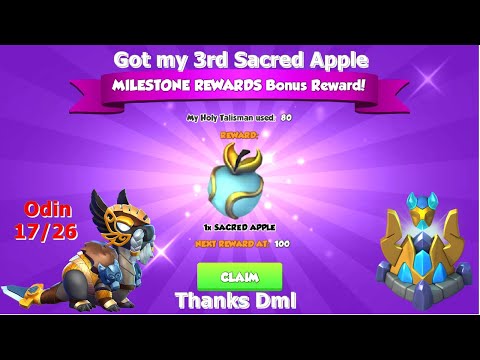 Got My 3rd Sacred Apple-Dragon Mania Legends | Winter divine fest event | DML
