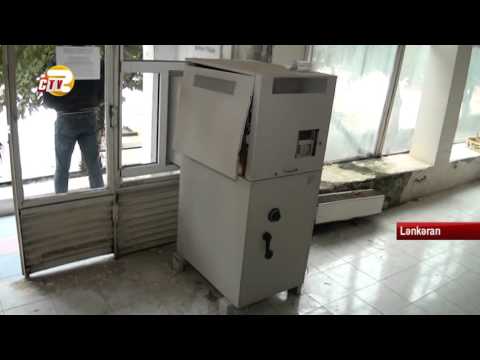 Lənkəranda növbəti dəfə bankomatı yarmağa cəhd etdilər