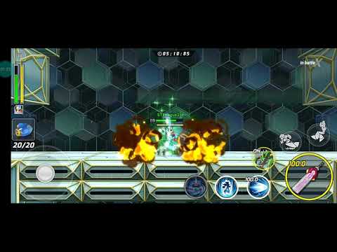 Rockman X DiVE (XDiVE Maximun Race) Run with Falcon Armor X