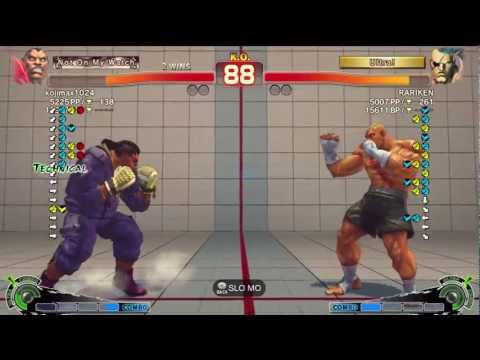 Kojima (Balrog) vs RARIKEN (Sagat) - AE2012 Endless Match *720p HD*