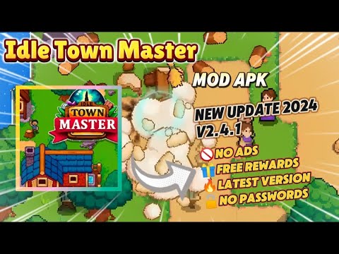 Idle Town Master v1.5.0 Mod Apk No Ads Free Rewards New Update 2024 - YouTube
