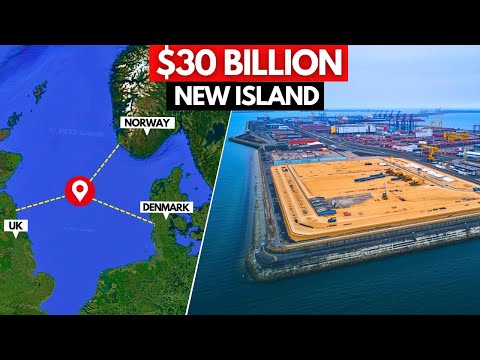 Inside Europe's $30 BILLION New Island Rising In The North Sea!