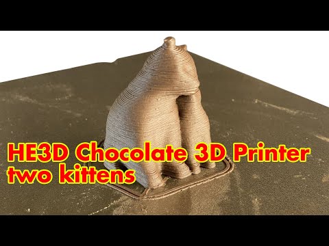 He3D QL-220 Chocolate Food 3D Printer Demo He3D QL-220 Chocolate Food 3D Printer Demo
