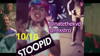 If 6ix9ine - STOOPID was featured on "Computers" (Rowdy Rebel and Bobby Shmurda)