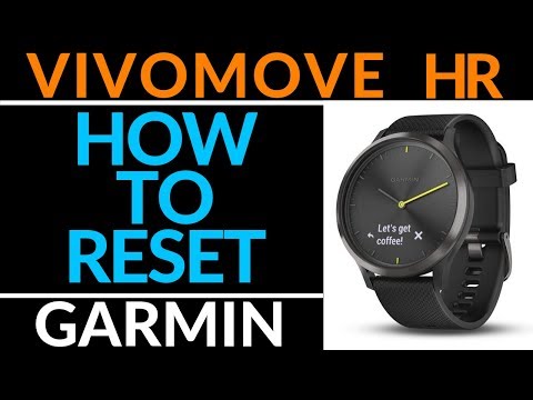 How to Factory Reset the Vivomove HR - Garmin Vivomove HR Tutorial