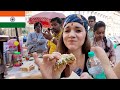 Trying INDIAN STREET FOOD In India Famous VEGETARIAN SANDWICH