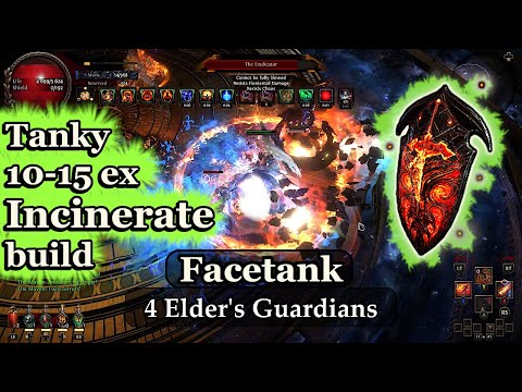 Tanky Incinerate with Dawnbreaker shield - Path of Exile (3.17 Archnemesis)