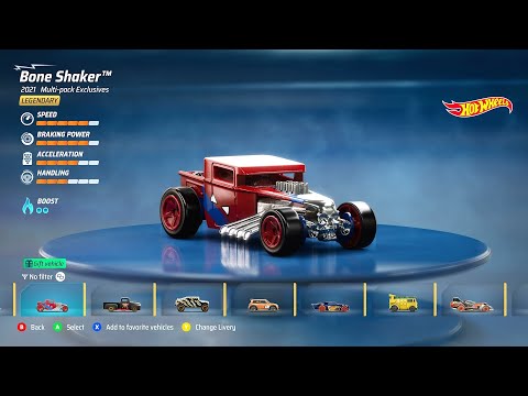 Hot Wheels Unleashed - Quick Race: Hot Wheels Warehouse - Bone Shaker (Spider-Man)