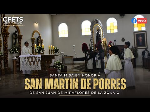 Santa Misa en honor a San Martin de Porres de San Juan de Miraflores de la Zona C 2025
