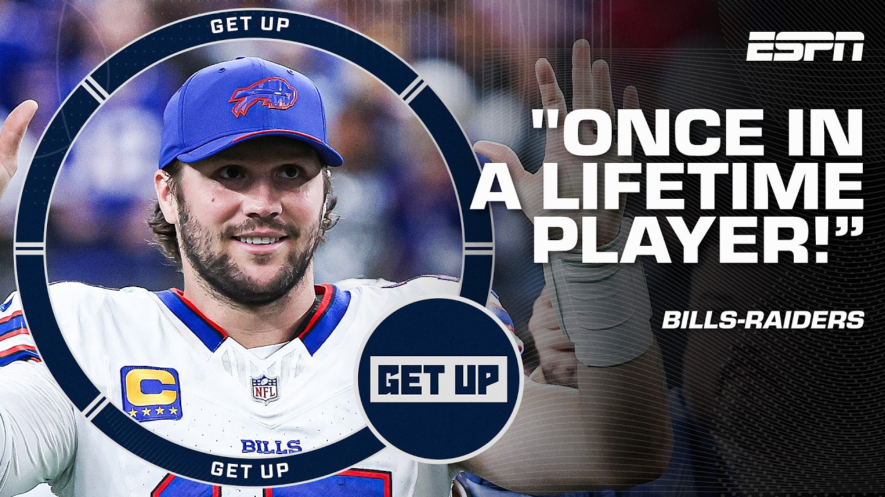Rex Ryan PRAISES Josh Allen after the Bills beat the Raiders 🔥 | Get Up