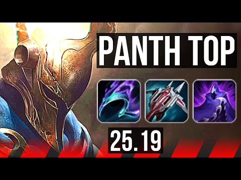 PANTHEON vs DARIUS (TOP) | 6 solo kills, 45k DMG | EUNE Grandmaster | 25.19