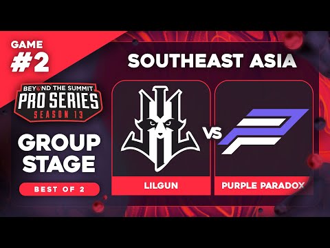 Lilgun vs Purple Paradox Game 2 - BTS Pro Series 13 SEA: Groups w/ Ares & 343