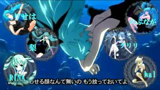 Download lagu [ Nico Nico Chorus ] [ Shinkai Shoujo/Deep Sea Girl ] English sub mp3