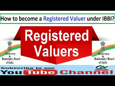 How to become a Registered Valuer under Insolvency and Bankruptcy Board of India (IBBI)?